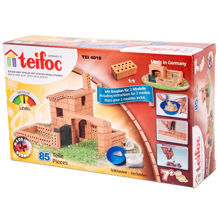 Building set - small cottage - 85 pieces